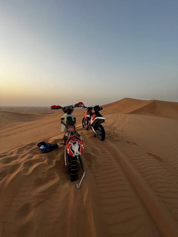 Desert off-road scene