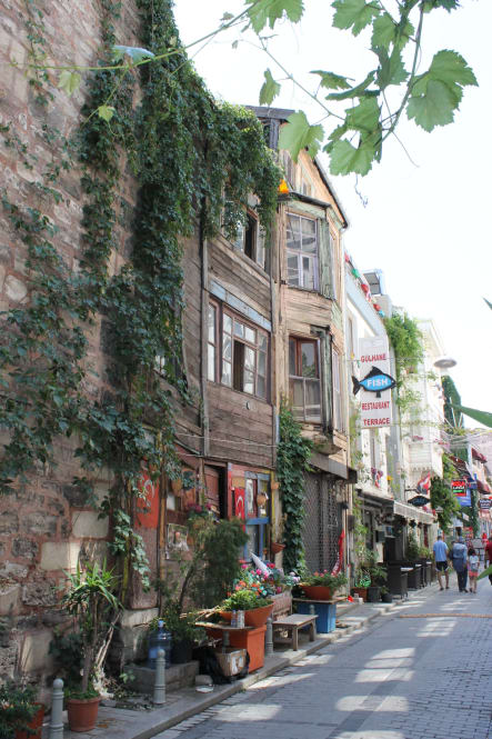 A wooden house in Üsküdar