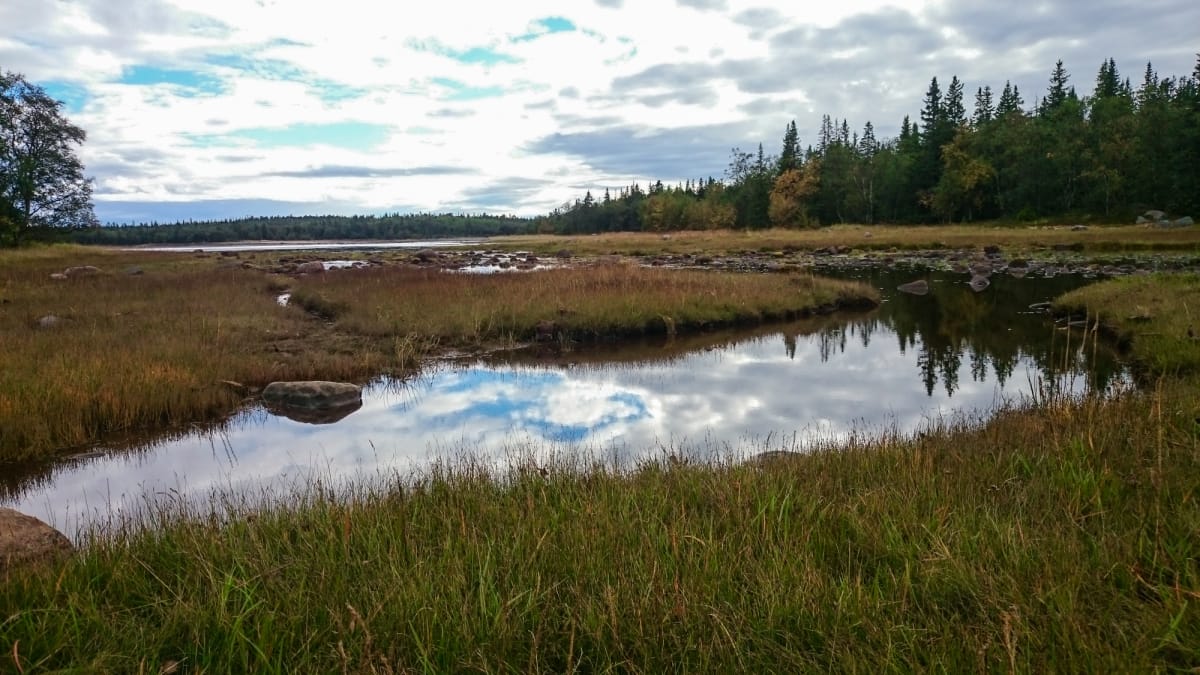 Lake in Russian North