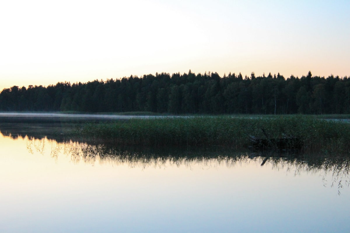 Lake in Russian North