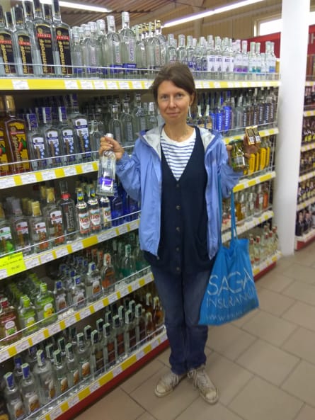 lots of vodka to choose from