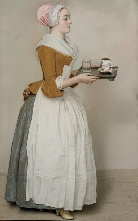 The Chocolate Girl Jean-Etienne Liotard 1745