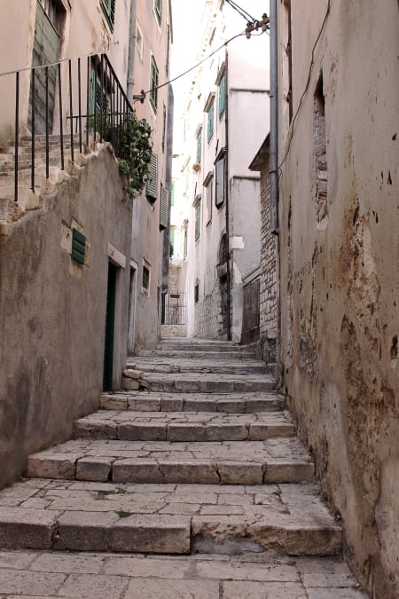 An alley in Sibenik