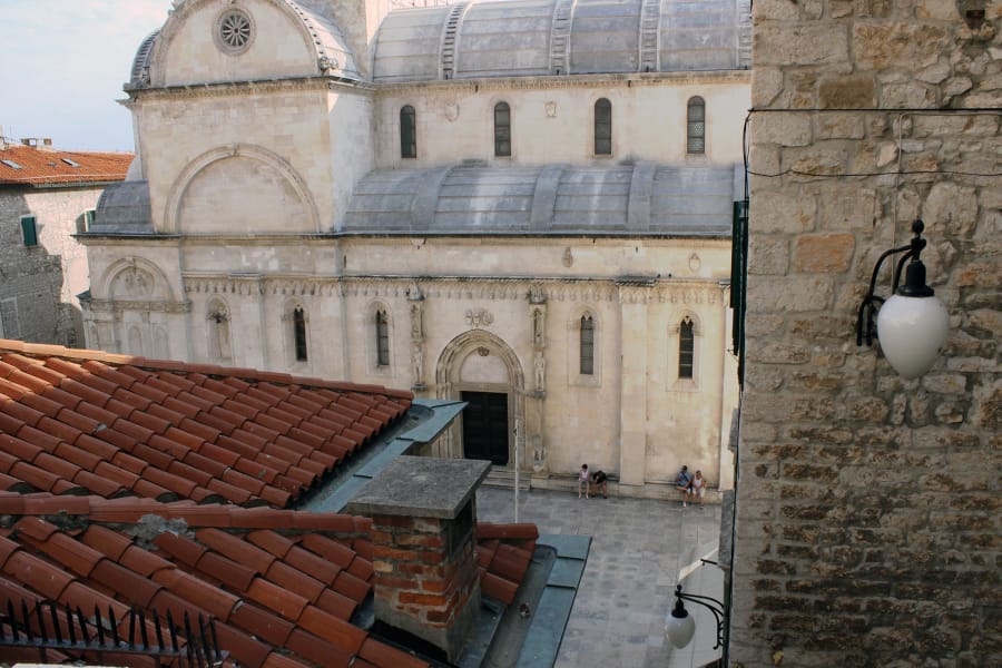 Over the roofs in Sibenik