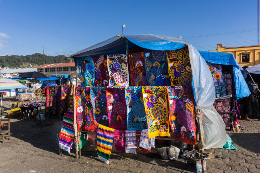 The sunday market of Chamula