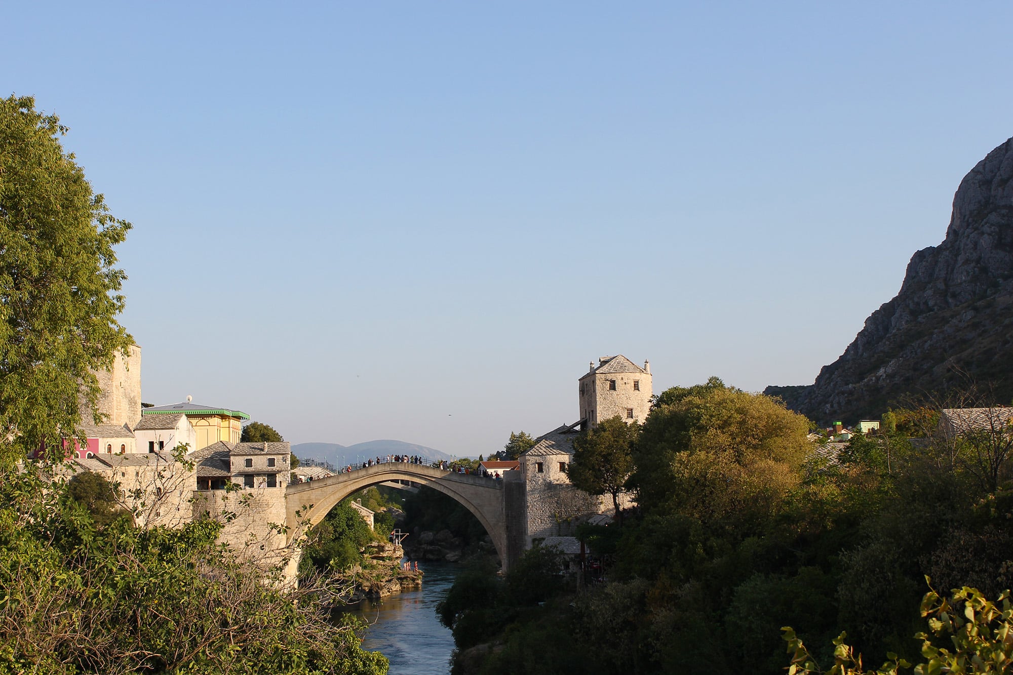 The famous bridge of Mostar