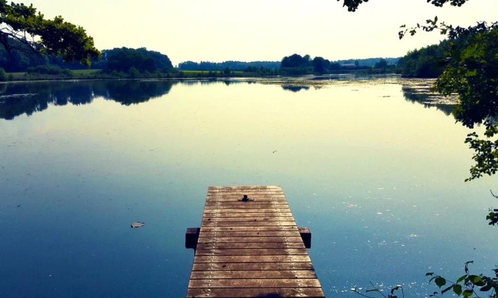 Blick über die Bommer-Weiher