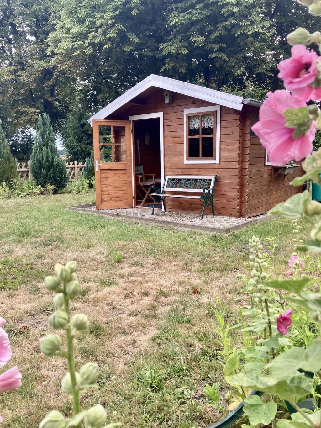 kleine Hütte - am Stellplatz Draußenglück