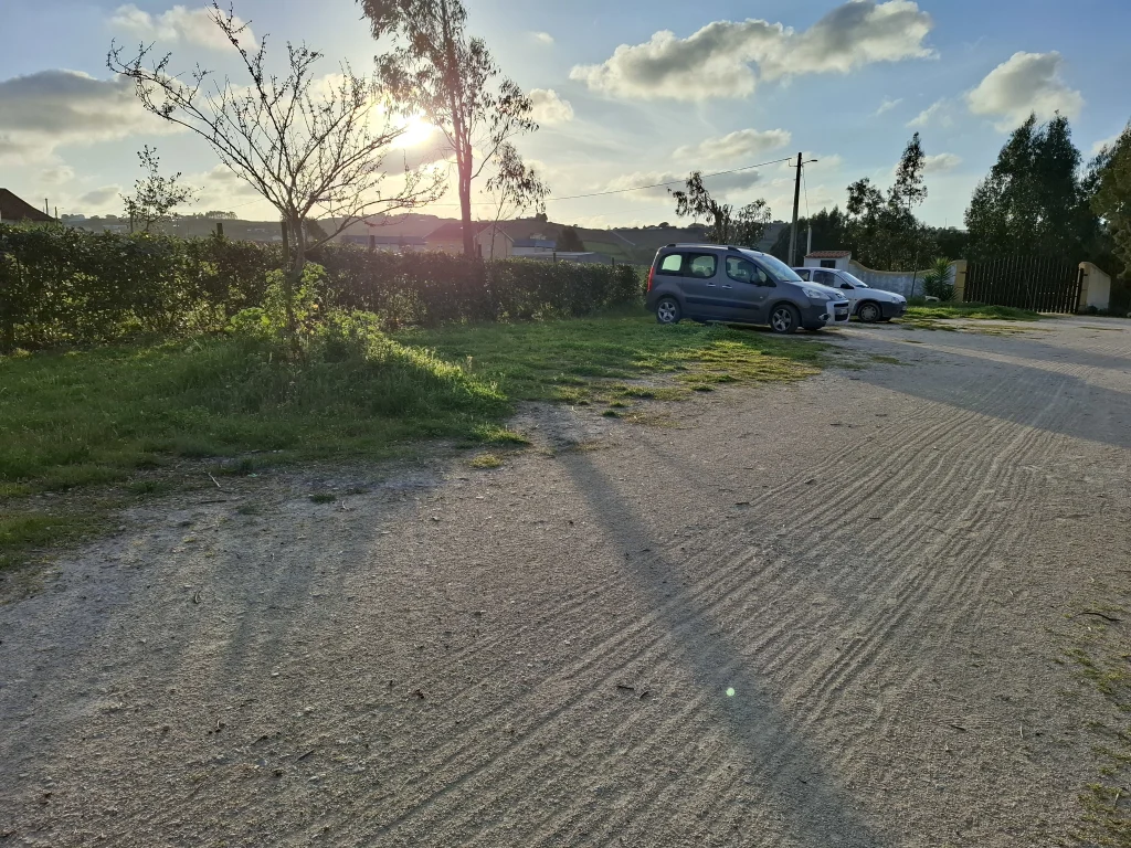 Entrance and parking