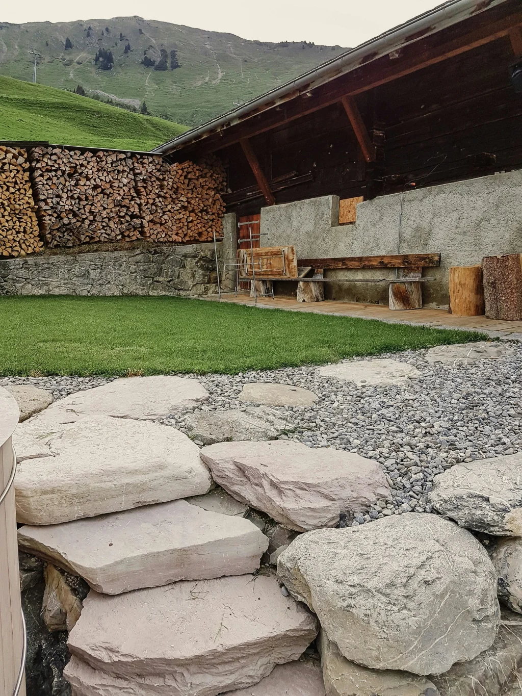Ritz Camp - Berge im Blick
