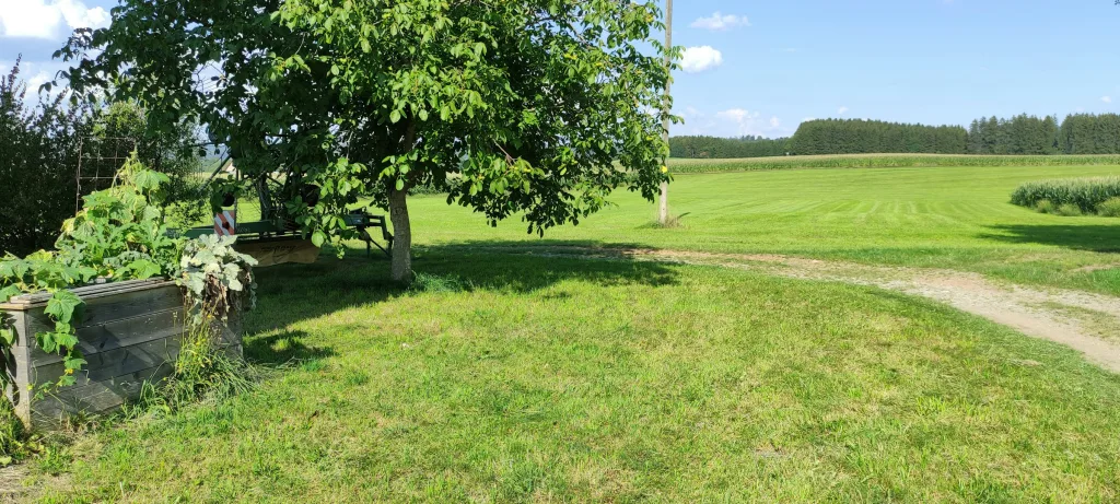 Abgelegener Bauernhof im Grünen