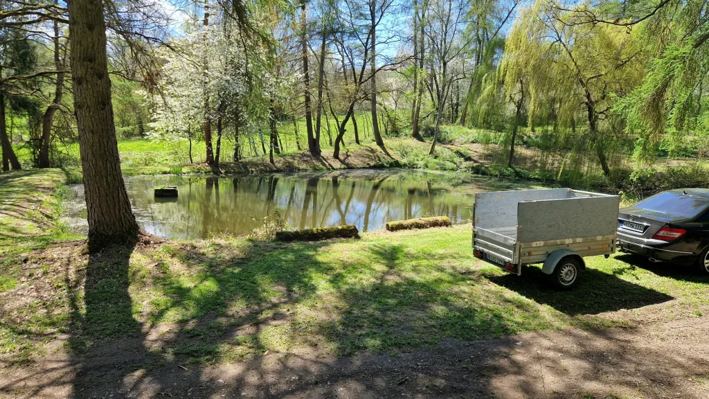 Teich im Wald, sehr ruhig 25000m2