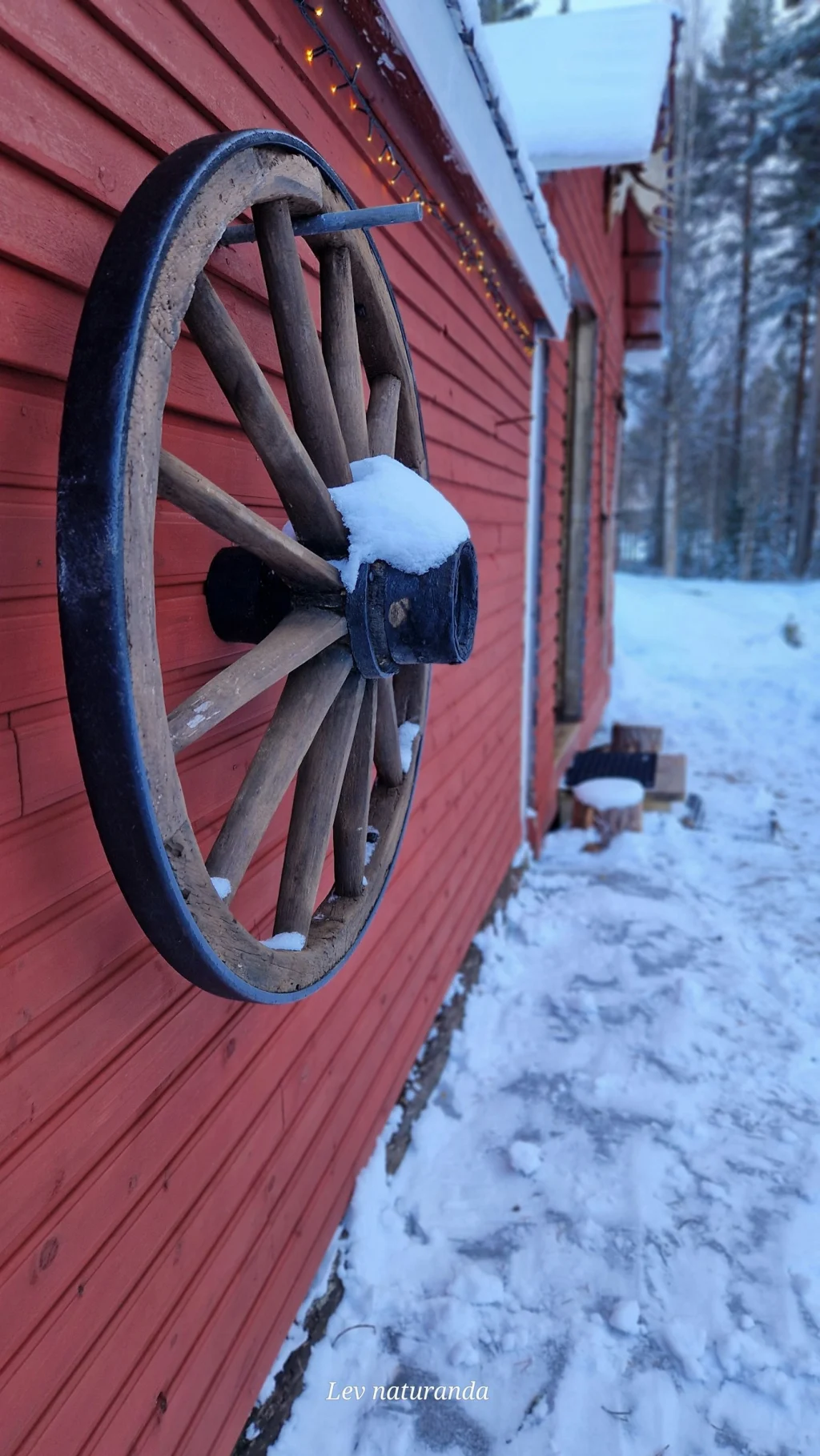 Rustikale Hütte in Schwed. Lappland