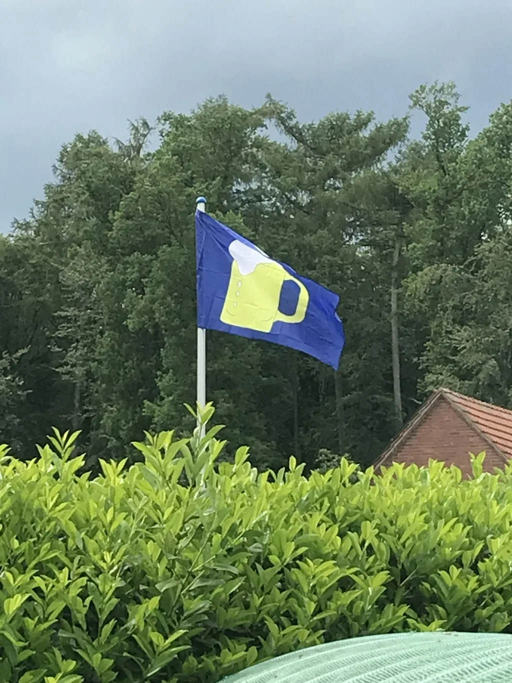 Camping auf der Wiese  - Natur Pur