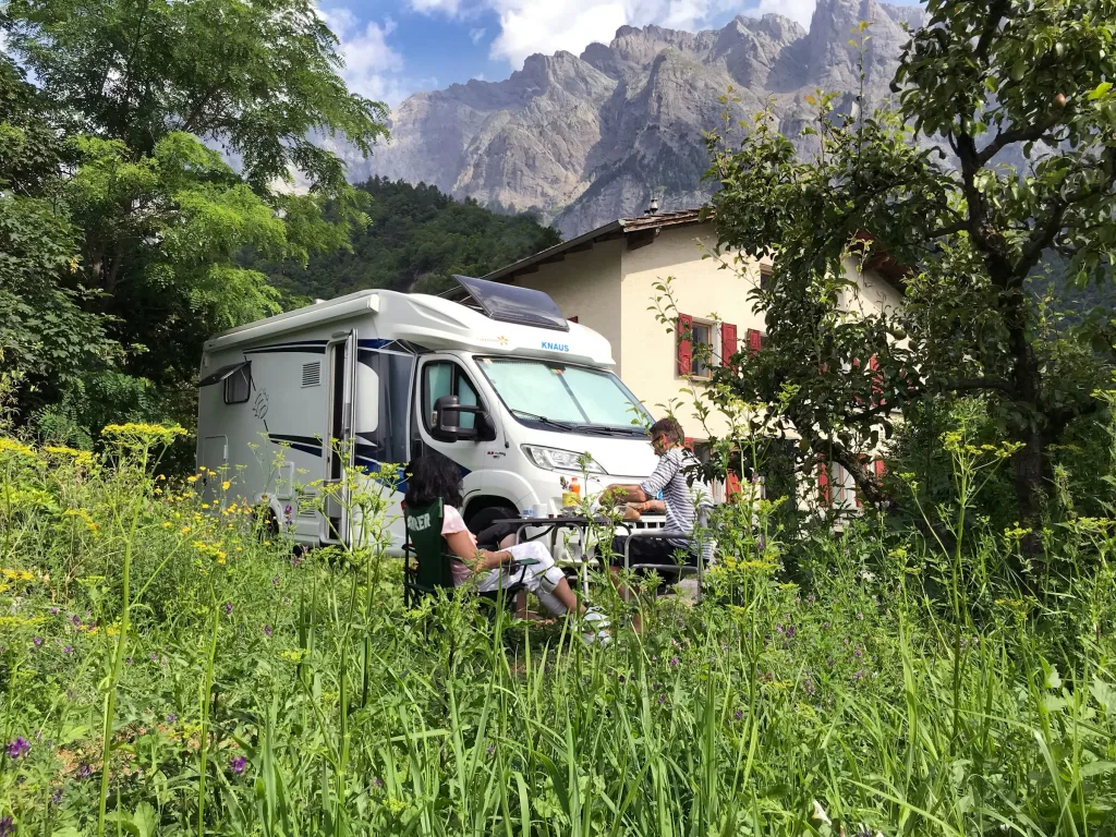 Camp "Grugnay" à Chamoson en Valais