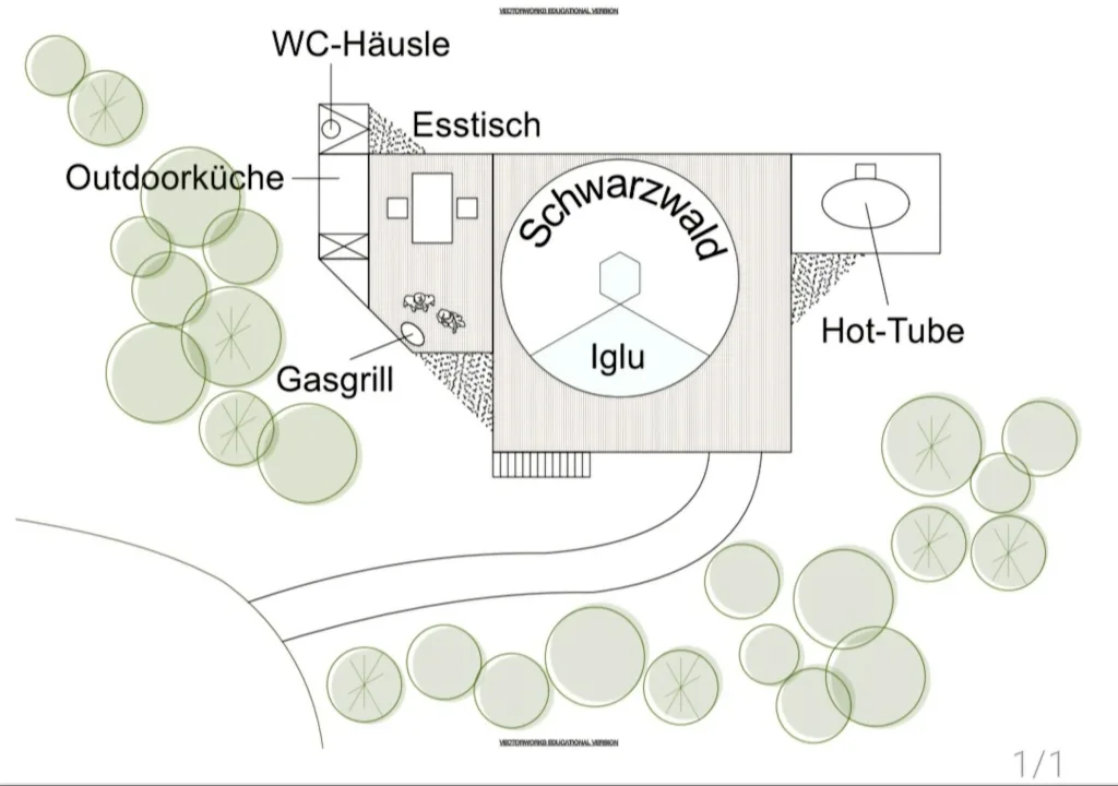 Schwarzwald-Iglu mit Weitsicht