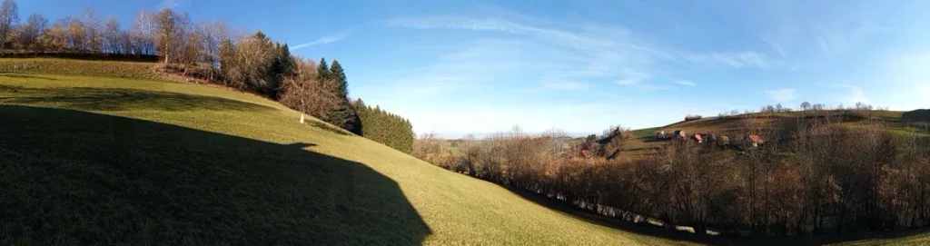 Stube mit Holzofen im Gantrischpark