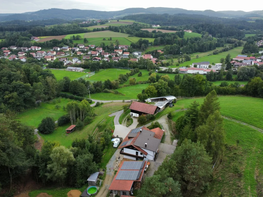 Berghof im bayrischen Wald