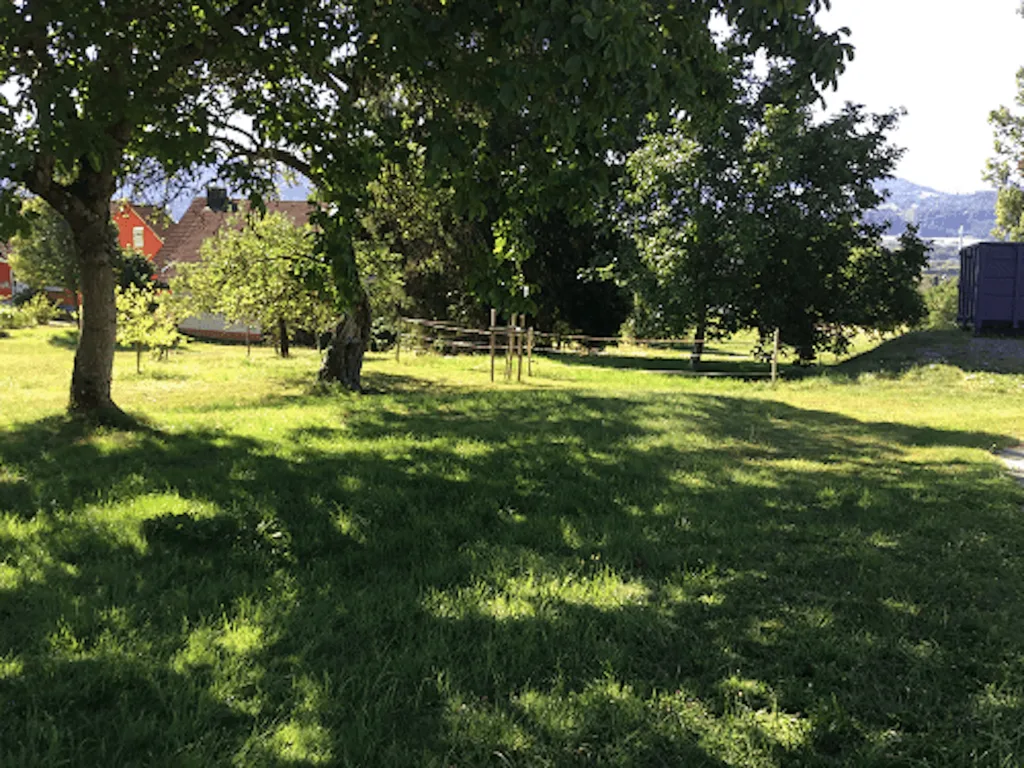 Campen mit Blick auf die Schweiz