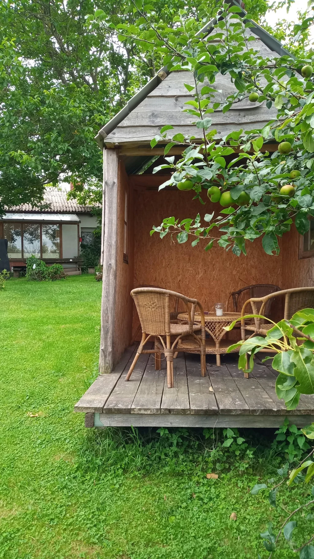 Campen auf dem Bauernhof