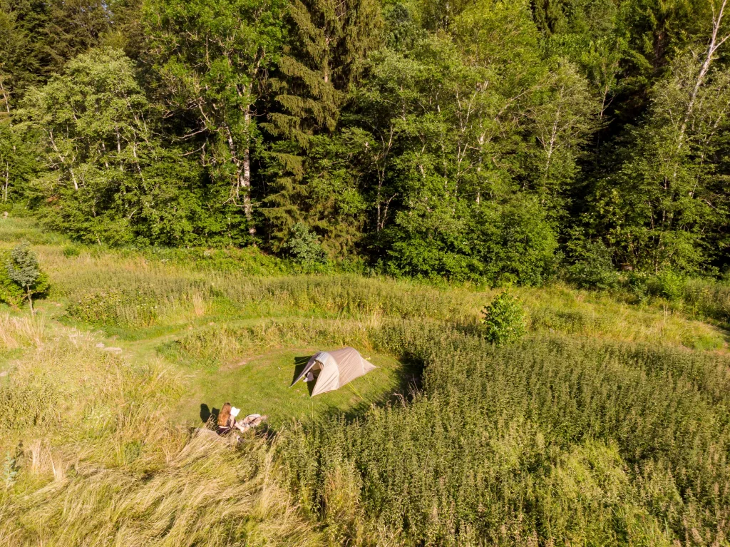 Bivouac au moulin