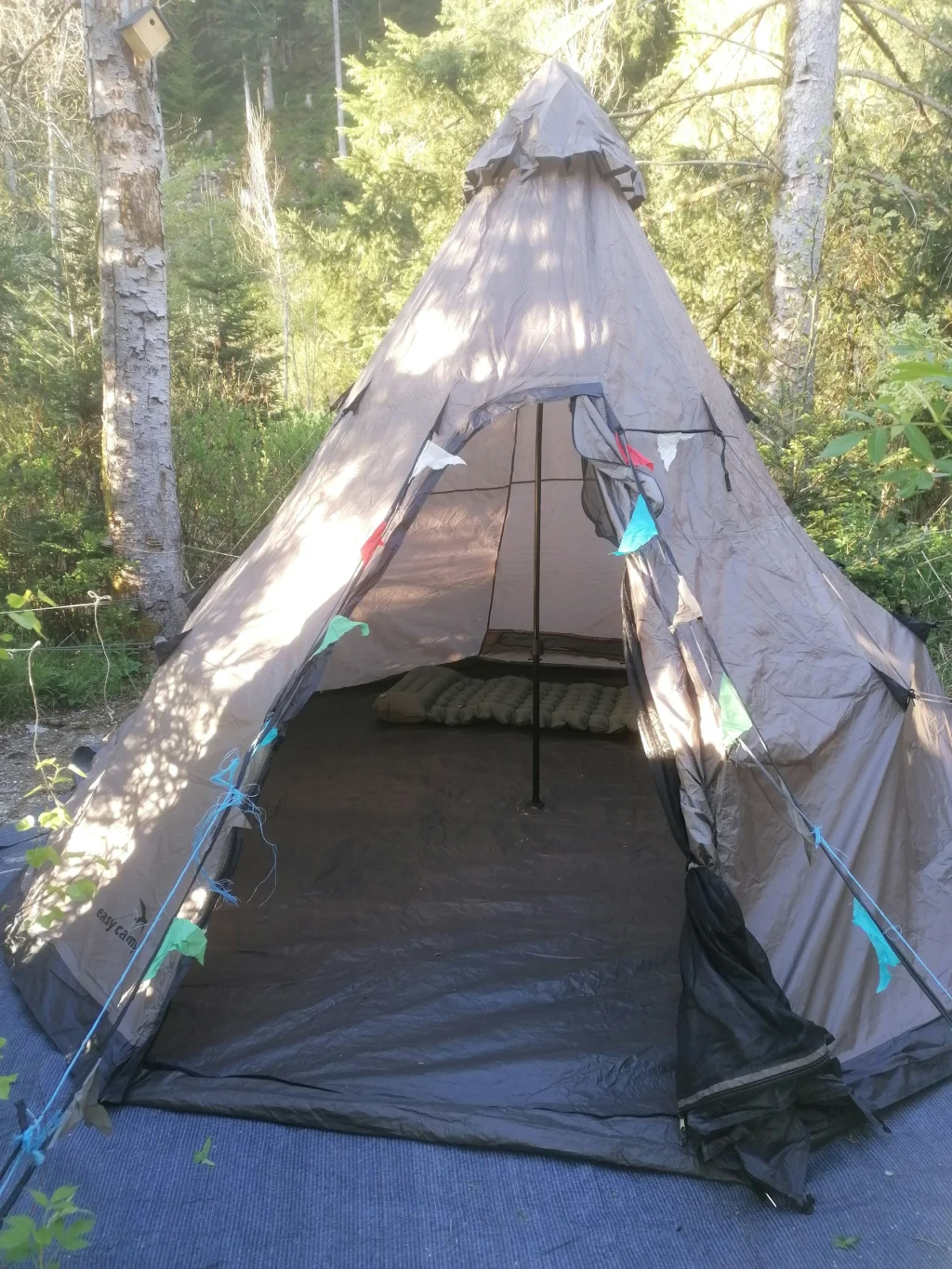Tipi direkt a.Bach und Nationalpark