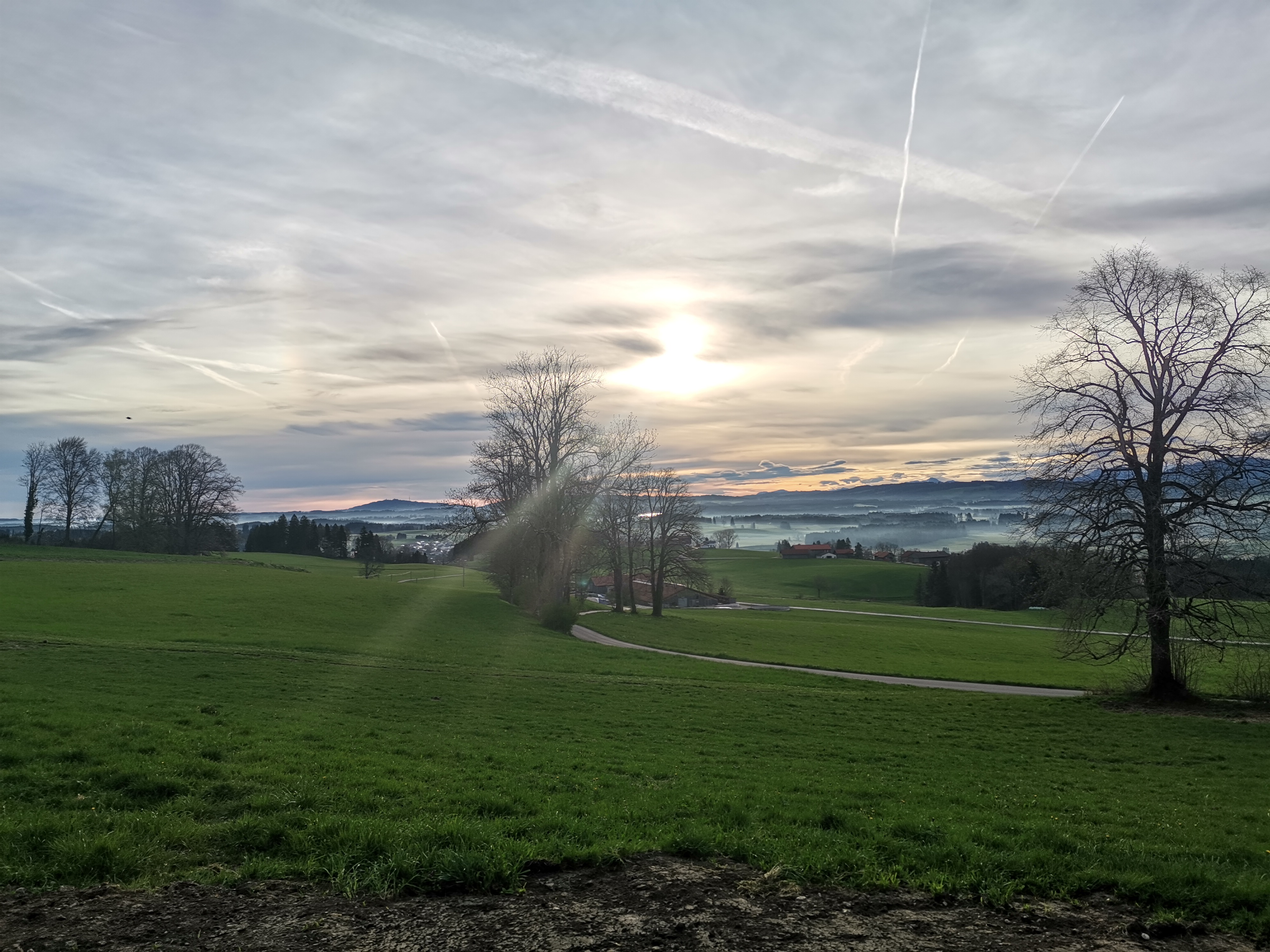 Alpenblick auf 870 m auf dem Auerberg photo 3