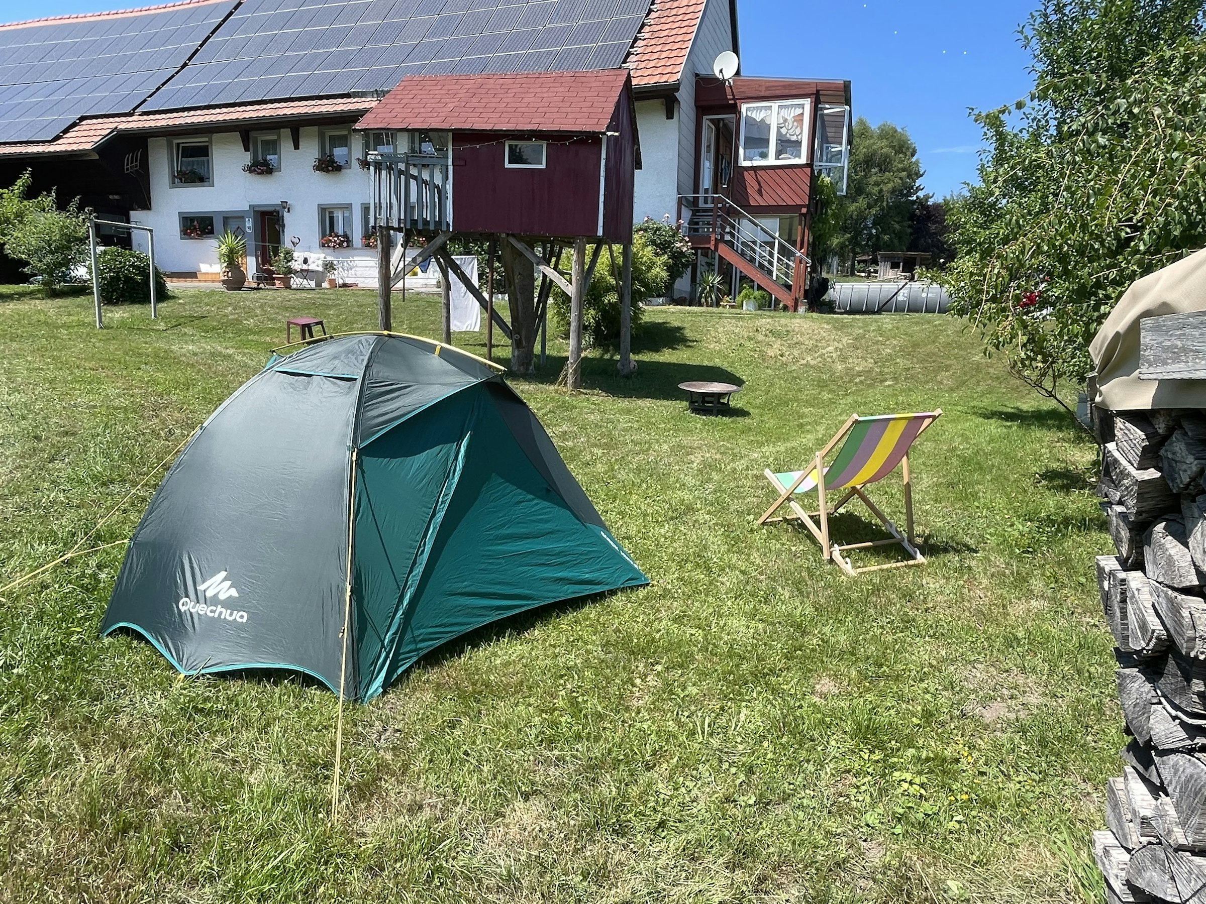 Auszeit im Rosendorf mit dem Zelt photo 2