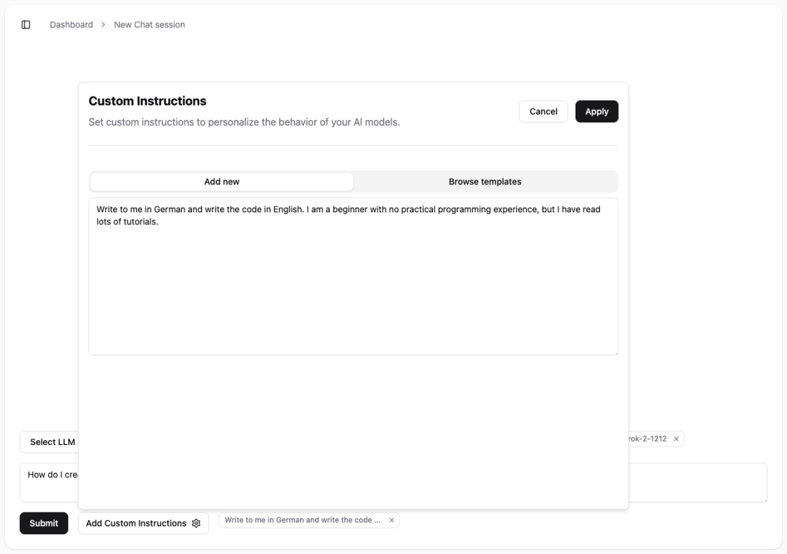 Nomodo AI assistants screenshot