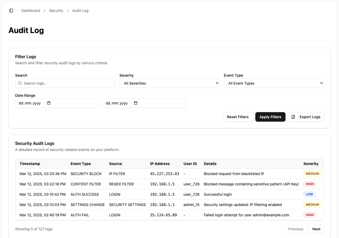 Nomodo security screenshot