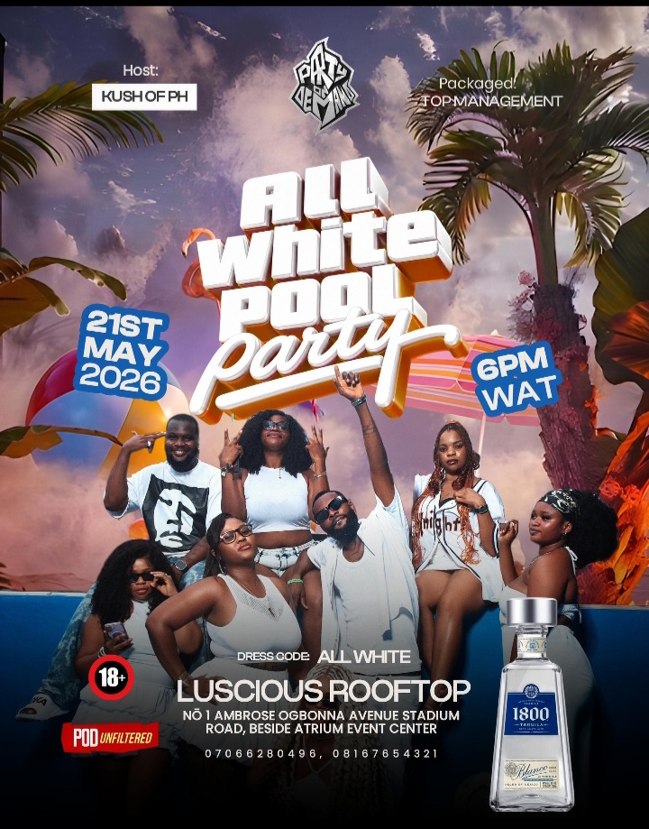 ALL WHITE POOL PARTY.