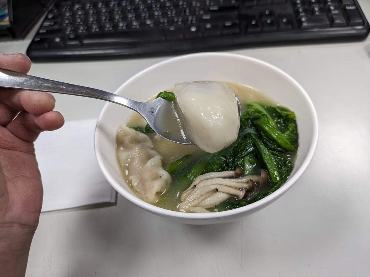 冬至鹹湯圓