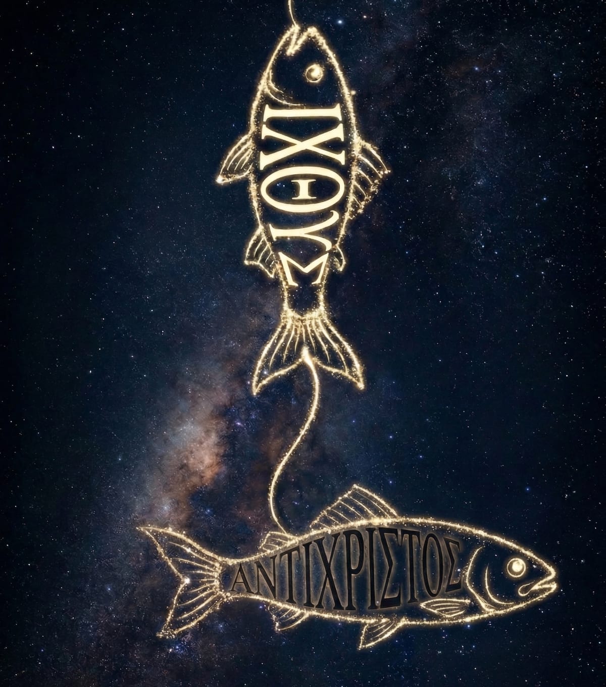 象徵著基督與敵基督的雙魚