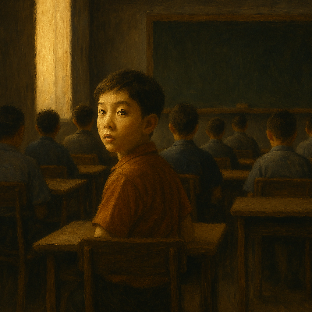 小孩回頭