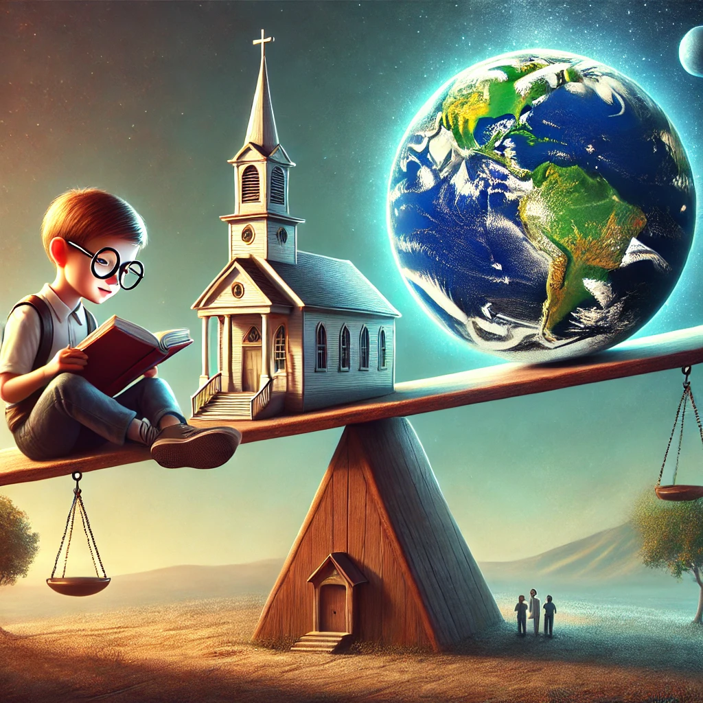 教會論舉起地球