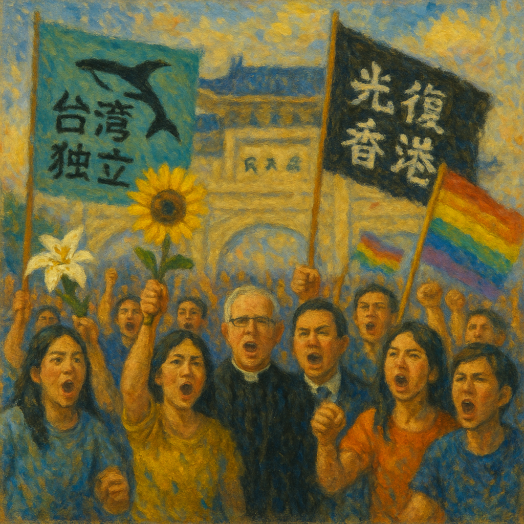 爭取自由的群眾