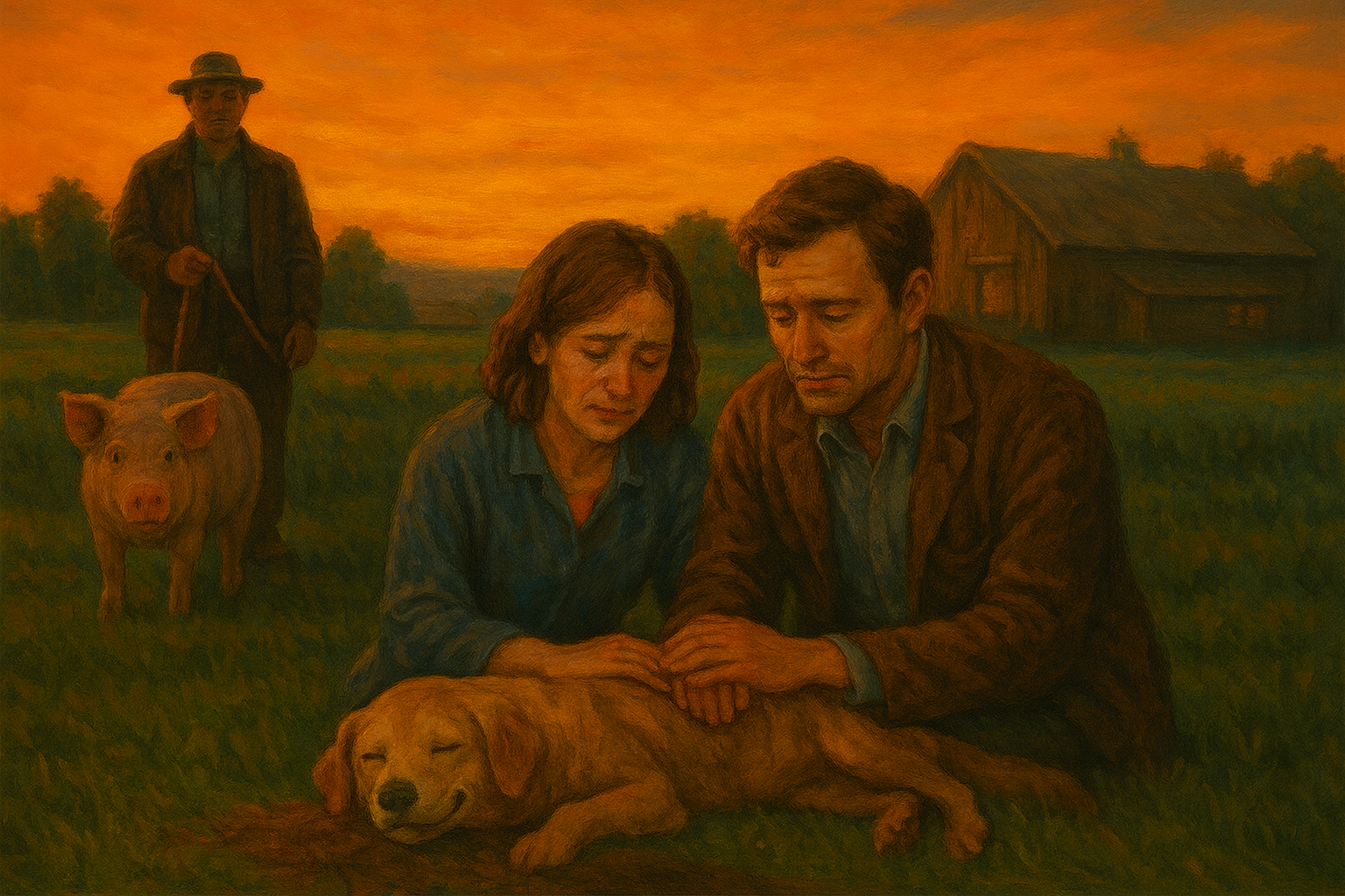 卡列寧的平靜死亡，反而待給人們一種寧靜的幸福感