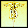Dentist official medical emblem