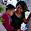 Doctor and son in tree
