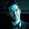 Netflix's Lucifer tinted cyan
