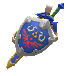 hero's sword and shield in Animal Crossing New Horizons