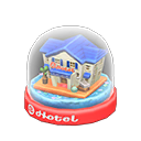 hotel snow globe in Animal Crossing New Horizons