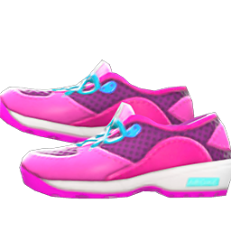 Pink Trainers in Animal Crossing New Horizons