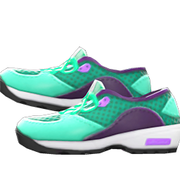 Cyan Trainers in Animal Crossing New Horizons