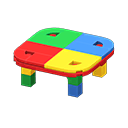 LEGO table in Animal Crossing New Horizons