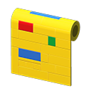 colorful LEGO wall in Animal Crossing New Horizons