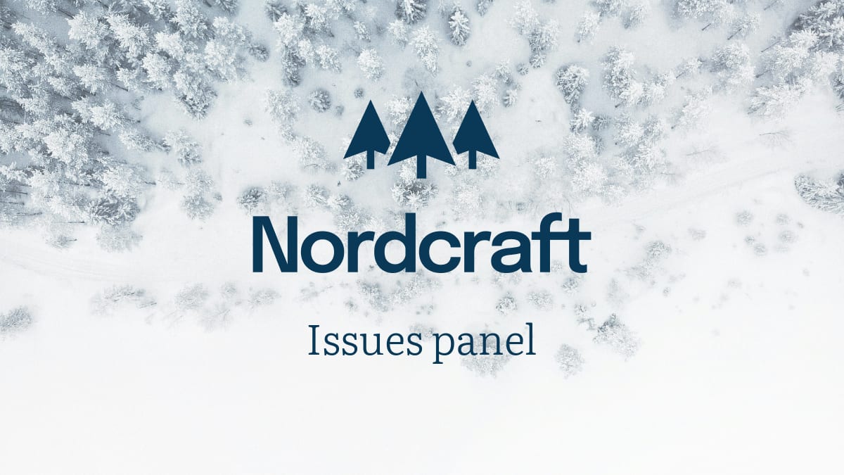 Issues panel | Nordcraft Docs
