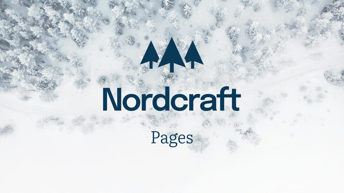 Pages | Nordcraft Docs