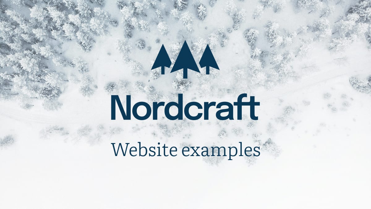Website examples | Nordcraft Docs