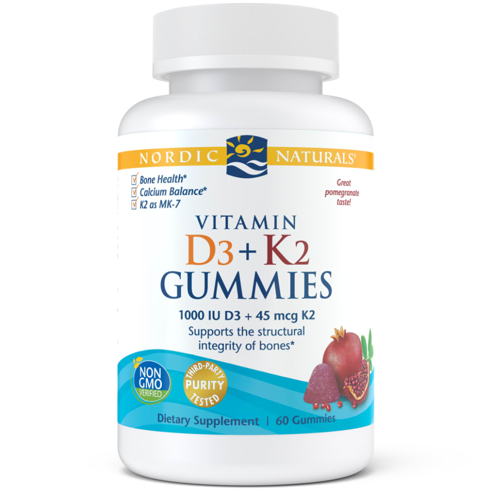Vitamin D3 K2 Gummies Vitamins More Nordic Naturals